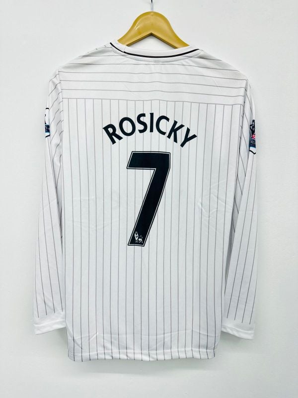 Arsenal White Pinstripe Long Sleeve Jersey – Rosický 7 | FBL